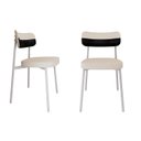 Ver imagem 1 de Cadeira Alloa Fixa com 4 Pés 50 X 44,7 X 83,8 Cm com 2 Unidade