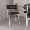 Ver imagem 3 de Cadeira Alloa Fixa com 4 Pés 50 X 44,7 X 83,8 Cm com 2 Unidade