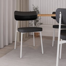 Cadeira Alloa Fixa com 4 Pés 50 X 44,7 X 83,8 Cm com 2 Unidade - 3