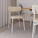 Ver imagem 3 de Cadeira Alloa Fixa com 4 Pés 50 X 44,7 X 83,8 Cm com 4 Unidade