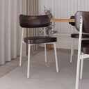 Ver imagem 3 de Cadeira Alloa Fixa com 4 Pés 50 X 44,7 X 83,8 Cm com 4 Unidade