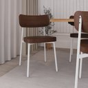 Ver imagem 3 de Cadeira Alloa Fixa com 4 Pés 50 X 44,7 X 83,8 Cm com 4 Unidade