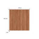 Ver imagem 3 de Painel Ripado Milla Nogal 60cm Carraro