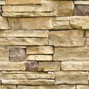 Ver imagem 3 de Papel de Parede Adesivo Pedras Grandes Tons Amarelado 5m