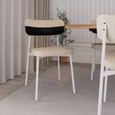 Ver imagem 3 de Cadeira Alloa Fixa com 4 Pés 50 X 44,7 X 83,8 Cm com 4 Unidade