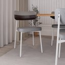 Ver imagem 3 de Cadeira Alloa Fixa com 4 Pés 50 X 44,7 X 83,8 Cm com 4 Unidade