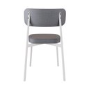 Ver imagem 2 de Cadeira Alloa Fixa com 4 Pés 50 x 44,7 x 83,8 cm com 1 Unidade Cinza