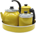 Ver imagem 1 de Conjunto Café 4 Peças Amarelo