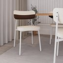 Ver imagem 3 de Cadeira Alloa Fixa com 4 Pés 50 X 44,7 X 83,8 Cm com 4 Unidade