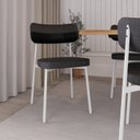 Ver imagem 3 de Cadeira Alloa Fixa com 4 Pés 50 X 44,7 X 83,8 Cm com 4 Unidade