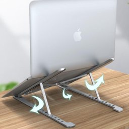 Suporte para Notebook Alumínio Ajustável Dobrável - 2