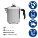 Ver imagem 2 de Cafeteira Percoladora Tramontina em Aço Inox com Cabo de Baquelite 2 Litros 61768030