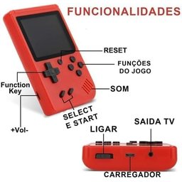 Mini Game Portátil Sup Game Box Plus com 400 Jogos - 3