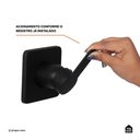 Ver imagem 4 de Acabamento de Misturador Monocomando Redondo para Banheiro Guaporé - Pingoo.casa - Preto