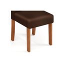 Ver imagem 4 de Conjunto: Mesa de Cozinha Celeste c/ Tampo Madeirado c/ Vidro Retangular 160x90cm e 6 Cadeiras Zoe