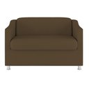Ver imagem 4 de Sofá Namoradeira 2 Lugares Tilla Sala de Espera – Balaqui Decor Cor:marrom
