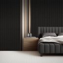 Ver imagem 4 de Painel Ripado em Alumínio Parete Preto Corten Barra de 30 mm X 150 mm X 3000 mm/0,455 m² Viscardi