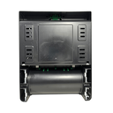 Ver imagem 3 de Dispenser Papel Toalha Nobre Auto Corte Preto Bobina Toalheiro