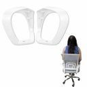 Ver imagem 1 de Braços de Cadeira Escritorio Par Apoio Home Office Leitura Trabalho Estudo Casa Sala Conforto Resist