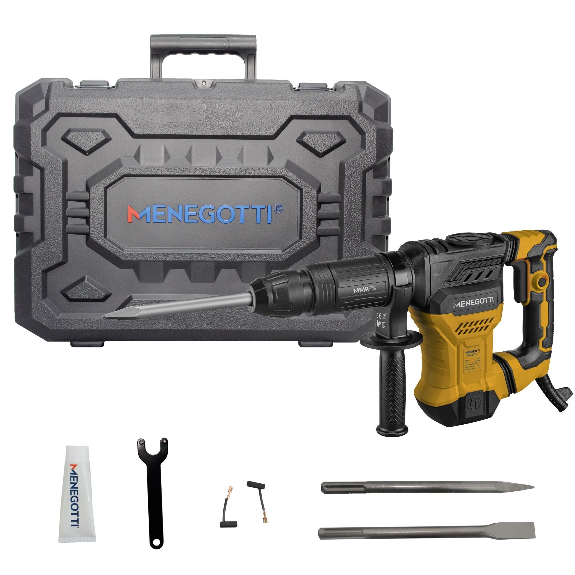 Martelo Rompedor MMR1300 15J 6KG Monofasico 60hz 127v Menegotti