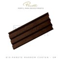 Ver imagem 4 de Painel Ripado em Alumínio Parete Marrom Corten Barra de 30 Mm X 150 Mm X 3000 Mm / 0,455 M²