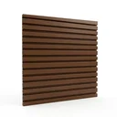 Ver imagem 3 de Painel Ripado em Alumínio Parete Marrom Corten Barra de 30 mm X 150 mm X 3000 mm/0,455 m² Viscardi