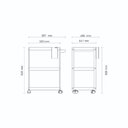 Ver imagem 2 de Carro de Apoio Tramontina com Cepo em Madeira Teca FSC 68 x 50 cm