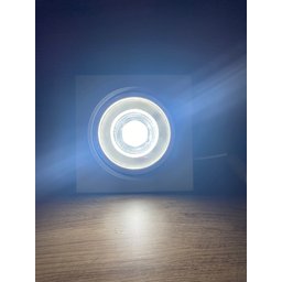 Spot Led Dicróica Embutir Quadrado 12w Bivolt:branco 6500k - 1