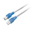 Ver imagem 1 de Cabo Usb 3.0 a Macho X Usb 3.0 B Macho 5m Cristal Impressora