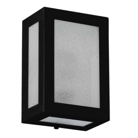 Luminária Arandela Preta Externa e Interna 5 Vidros 1xe27 Decoração Design Moderno Industrial