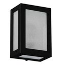 Ver imagem 1 de Luminária Arandela Preta Externa e Interna 5 Vidros 1xe27 Decoração Design Moderno Industrial