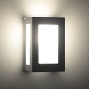 Ver imagem 2 de Luminária Arandela Preta Externa e Interna 5 Vidros 1xe27 Decoração Design Moderno Industrial