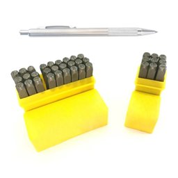 Kit Punção Marcador Numérico + Alfabeto 8,0 Mm + Riscador - 1
