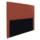 Ver imagem 1 de Cabeceira King Marseille P02 195 Cm Suede Terracota
