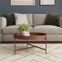 Ver imagem 7 de Kit 2 Mesas de Centro em Couro Décor Patrimar Móveis Cores:whisky