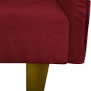 Ver imagem 5 de Caminha Pet Luxo Divâ Tecido Veludo Divini Decor:vermelho