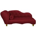 Ver imagem 3 de Caminha Pet Luxo Divâ Tecido Veludo Divini Decor:vermelho