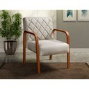 Ver imagem 1 de Kit 2 Poltronas Cadeira Decorativa Sala, Recepção Lara