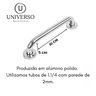 Barra / Alça de Apoio 30cm Inox Auxilio para Idoso ou Pcd - 10