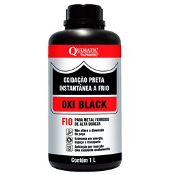 Oxi Black F10 Oxidação Preta a Frio 1 L + Quimox Removedor de Ferrugem 500 Ml - 2