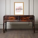 Ver imagem 2 de Quadro Moldura Dourada Gratidão Rosê 45x34cm:com Vidro