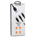 Ver imagem 2 de Cabo Usb Multifunção Tipo C /iPhone/ Microusb - Cb1120 Preto