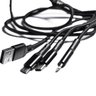 Cabo Usb Multifunção Tipo C /iPhone/ Microusb - Cb1120 Preto - 1