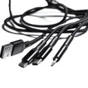 Ver imagem 1 de Cabo Usb Multifunção Tipo C /iPhone/ Microusb - Cb1120 Preto