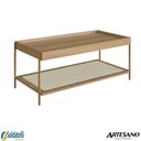 Ver imagem 4 de Mesa de Centro Oslo 93 Cm Madeira Mdp Hanover ou Nero Base Metal - Artesano