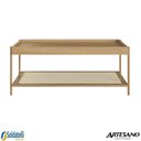 Ver imagem 5 de Mesa de Centro Oslo 93 Cm Madeira Mdp Hanover ou Nero Base Metal - Artesano