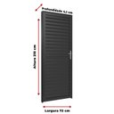 Ver imagem 4 de Porta Giro Laminada 72 Cm X 210 Cm Esquerda em Alumínio Vitrolar