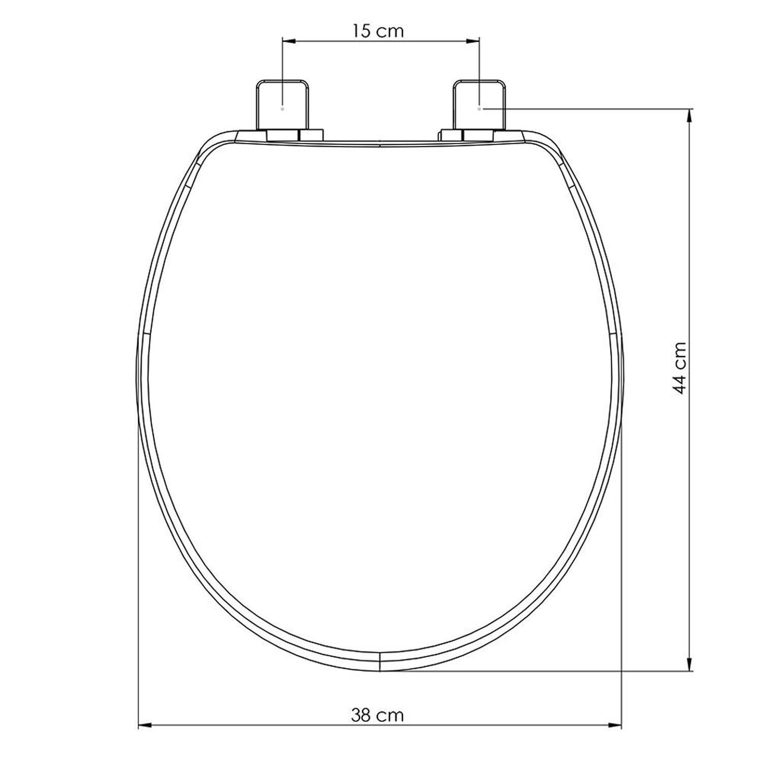 Assento Universal Solution Polipropileno Soft Close Tupan - 5