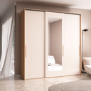 Ver imagem 2 de Roupeiro Herval Ph1808 100% Mdf Carvalho Nature/off White