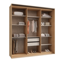 Ver imagem 3 de Roupeiro Herval Ph1808 100% Mdf Carvalho Nature/off White